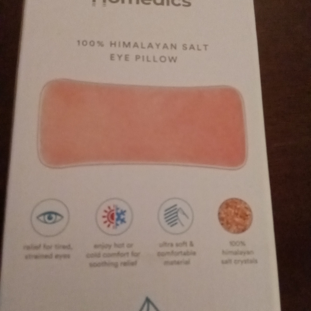 100% Himalayan Salt Massage Eye Pillow & Calming Cushion